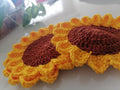 Patron digital POSAVASO GIRASOL A CROCHET