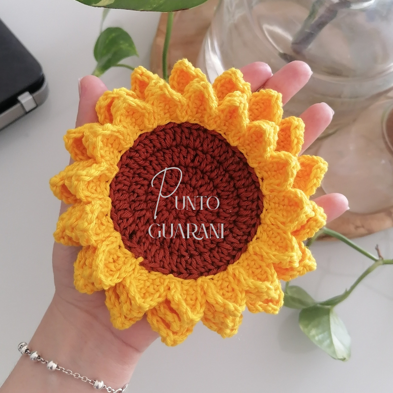PDF _ Girasol posavasos
